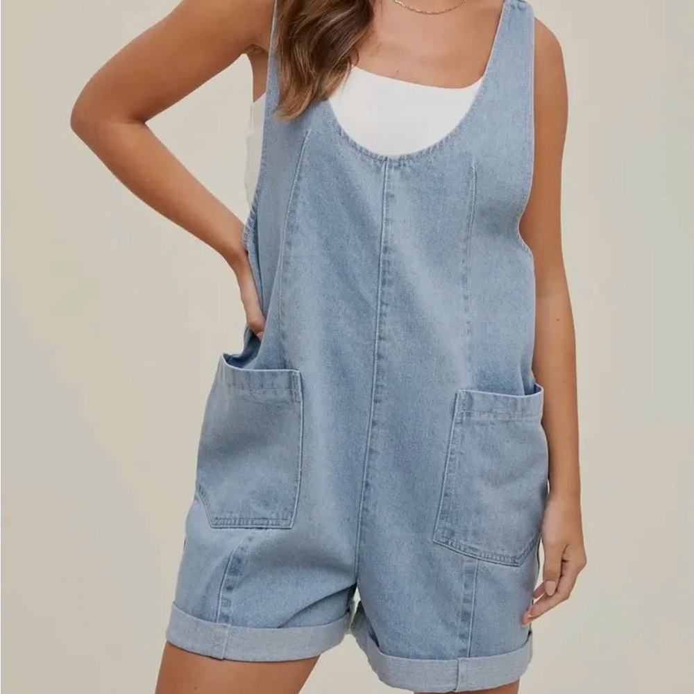 women’s denim overalls